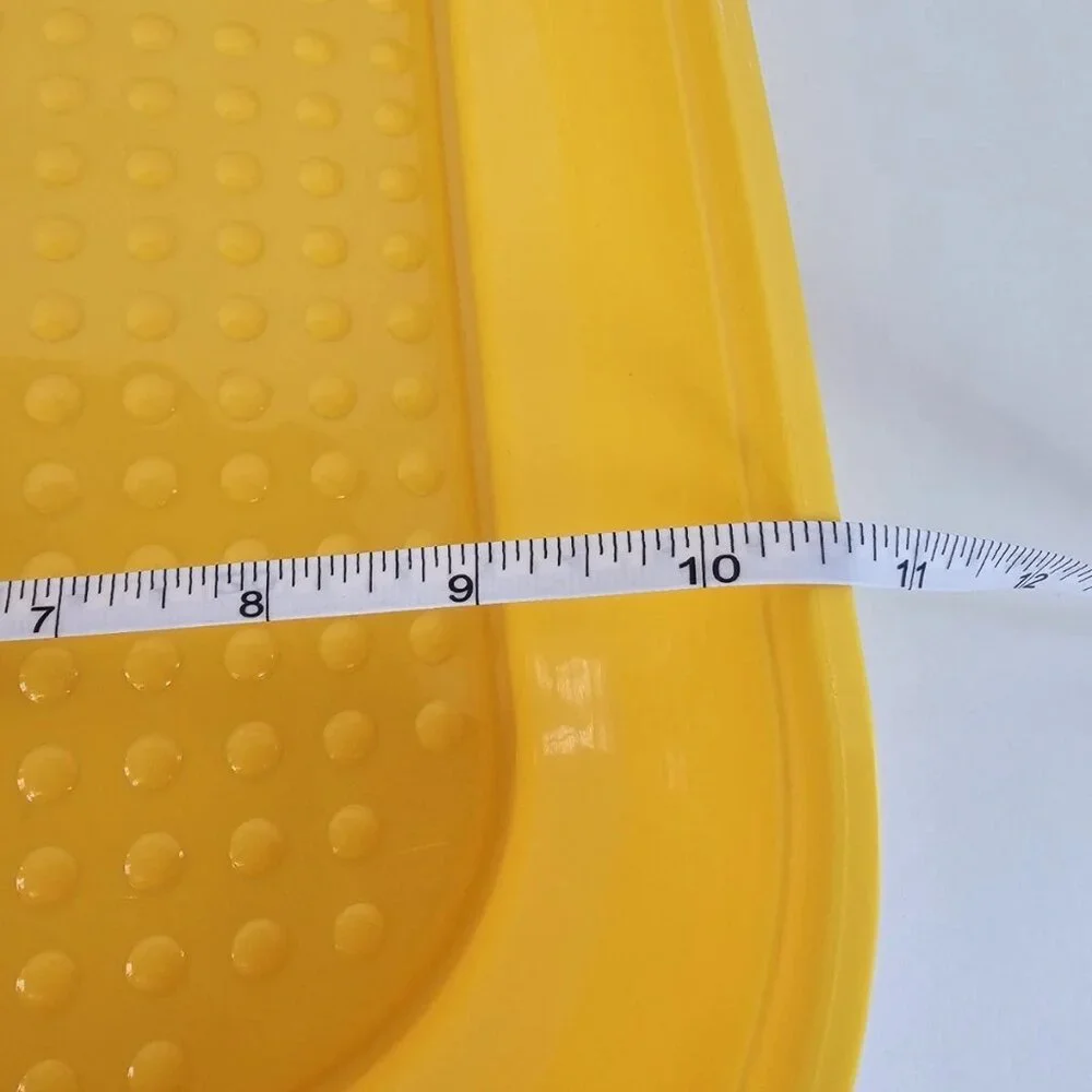 Vintage Season N Serve Large Meat Marinade Tenderizer Container With Lid Yellow